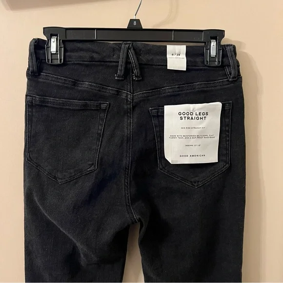NWT Good American Good Legs Straight Jeans - Picture 7 of 10